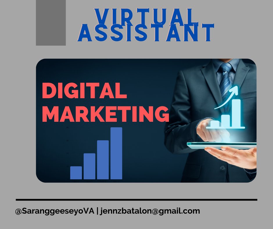SarangGeeseyoVA's tweet photo. Pandemic has brought a drastic change in almost every aspect of our lives, especially in businesses where traditional advertising is no longer as effective as it used to be.  Business? You need a DIGITAL  MARKETING SPECIALIST!
Email: jennzbatalon@gmail.com https://t.co/2fieMtORmA