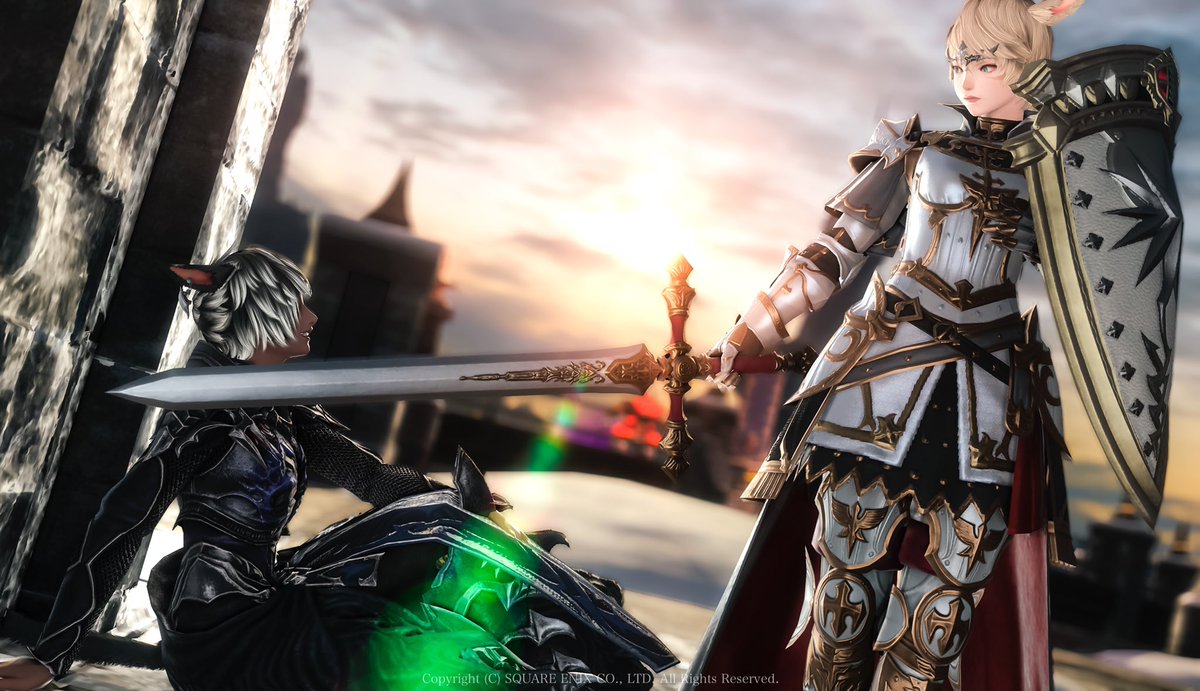 Nyanya_Erunya's tweet photo. - 光の騎士と闇の戦士 -

#FF14 
#GPOSERS 
#ミコッテ https://t.co/RdXO9liJAb