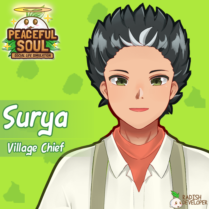 RadishDevp's tweet photo. Hello comRADes~
 
Surya is the son of the previous Village Chief. Now, He is the Village Chief of Radish Village. Not a few people or tourists who come to Radish Village guessed him as a young boy whereas he is an Adult.

#AWSUMPROJECT 
#AWSUMDEV 
#PeacefulSoul 
#RadishDeveloper https://t.co/VJxidgSA89