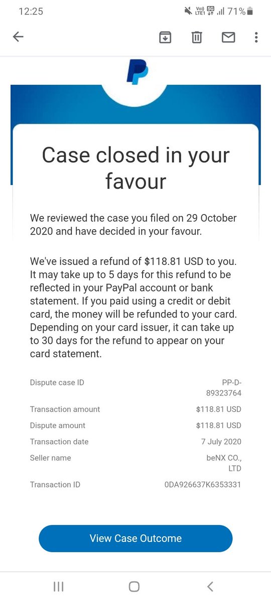 BeatriceArden's tweet photo. I'm posting this because it might be able to help someone. 
If you are thinking of buying things on Weverse, always pay via PayPal. Because if you didn't receive your package, you can always reach out to PayPal via their resolution centre to seek for a refund. https://t.co/cFMn6YcQ3F