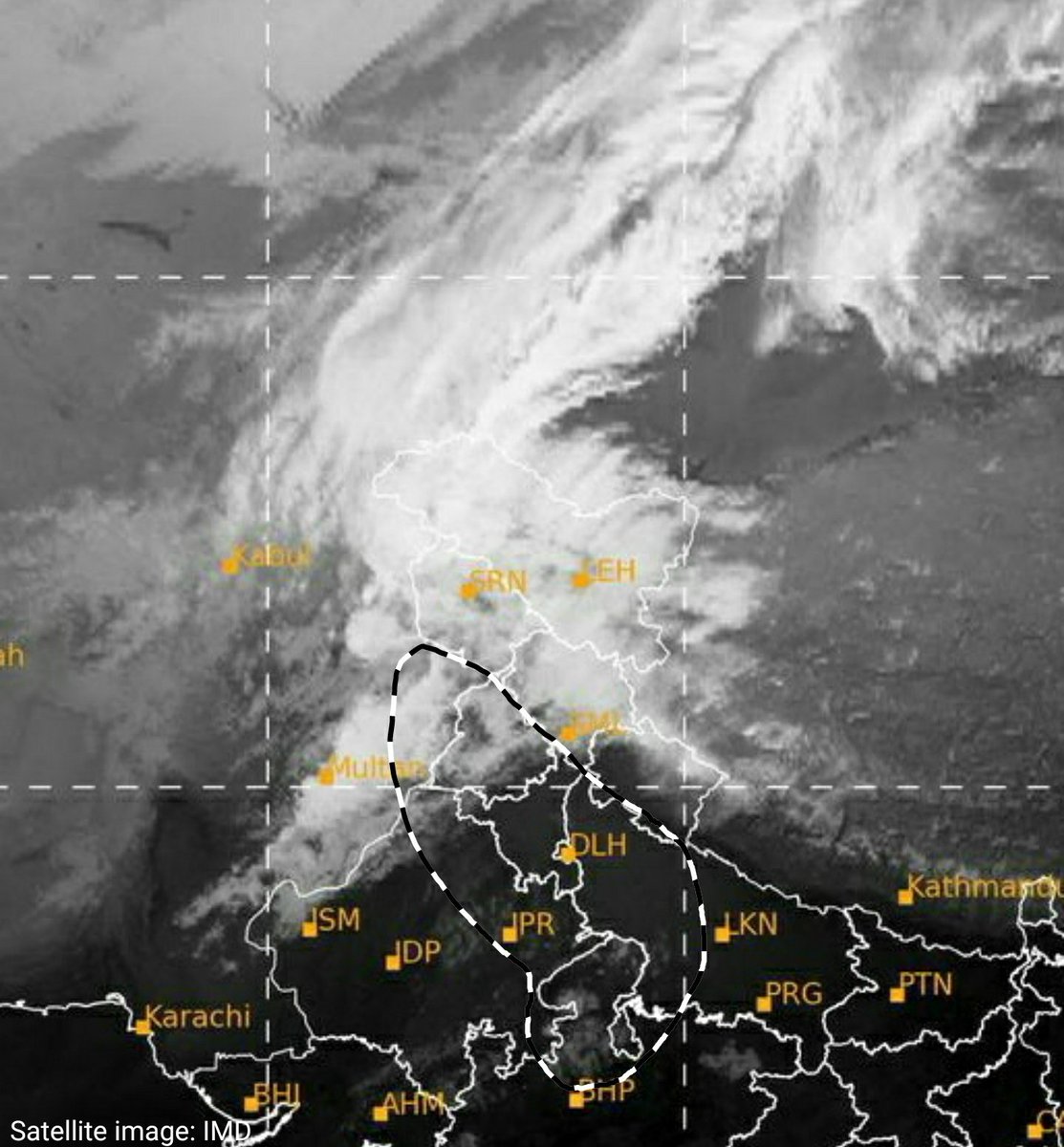 Morning update: 
•Did you felt the strong Easterlies?
•Perfect Shape of WD from sat images.
•Cyclonic circulation is induced. 
👉Watch for Sudden Thunder cloud Development in marked areas Noon into tommorow morning, Light to moderate rains expected, chances of #Hails too.
#WD