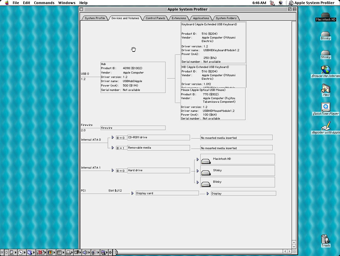 OldMacNewLife1's tweet photo. It just works! The PowerMac G3 Blue & White is up and running with Mac OS 8.6.
#computers #apple #mac #macintosh #powermac #g3 #powermacg3 #ppc #powerpc https://t.co/8YGspEMTyA