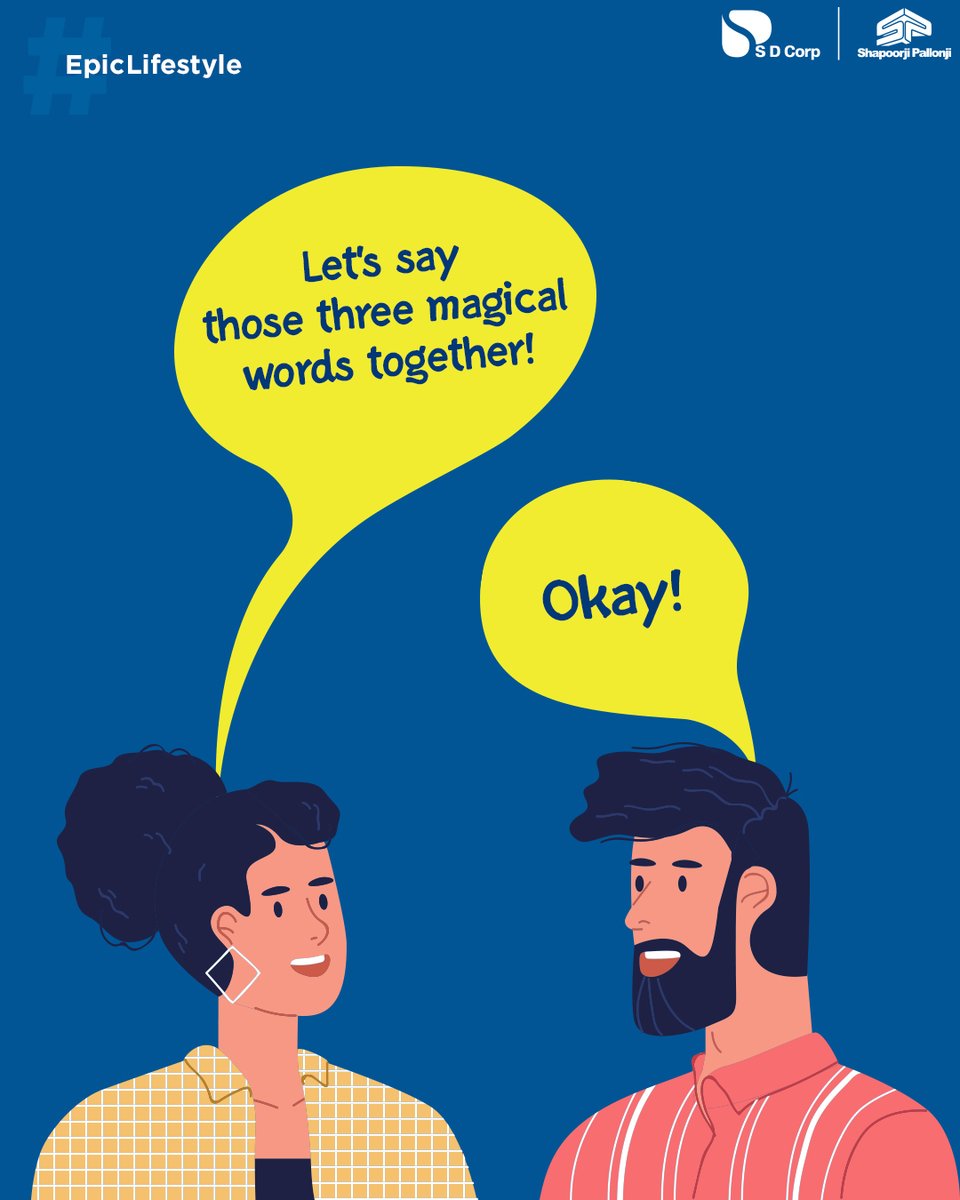 SDCorpOfficial's tweet photo. This is one EPIC! conversation & in the end you too wish to say those three magical words. If you have been part of such extraordinary talk, share with us in the comments section.
#EpicLifestyle #CodenameHelloEpic #HelloEpic #Sewri #SDCorp #ShapoorjiPallonji #RealEstate https://t.co/ldHE1s6TBy