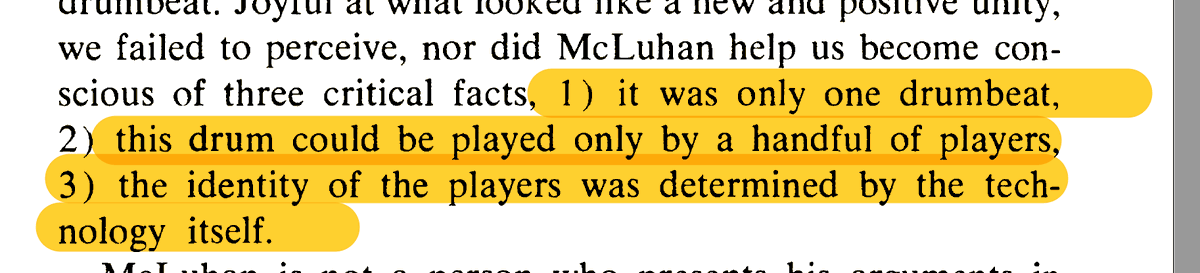 Almost like the hegemonic structures replicated themselves within the media economy