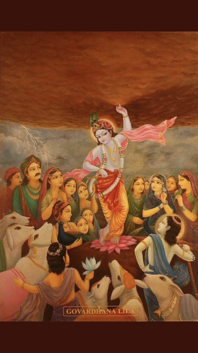 May Lord Krishna bless you all with health and prosperity. #गोवर्धन_पूजा #govardhanpuja #Prayers