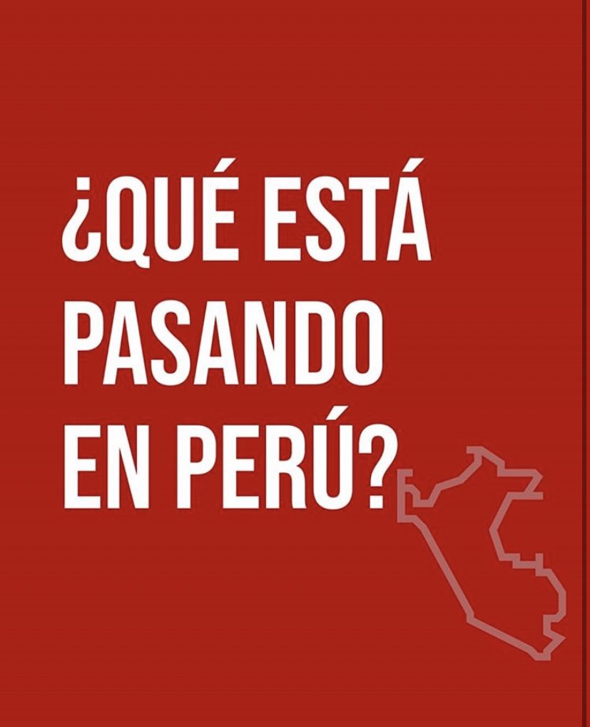 SilvanaEffio's tweet photo. ¿Que está pasando en Perú?
Crédito: https://t.co/ly9jauOSEf https://t.co/BheaJBkM5H