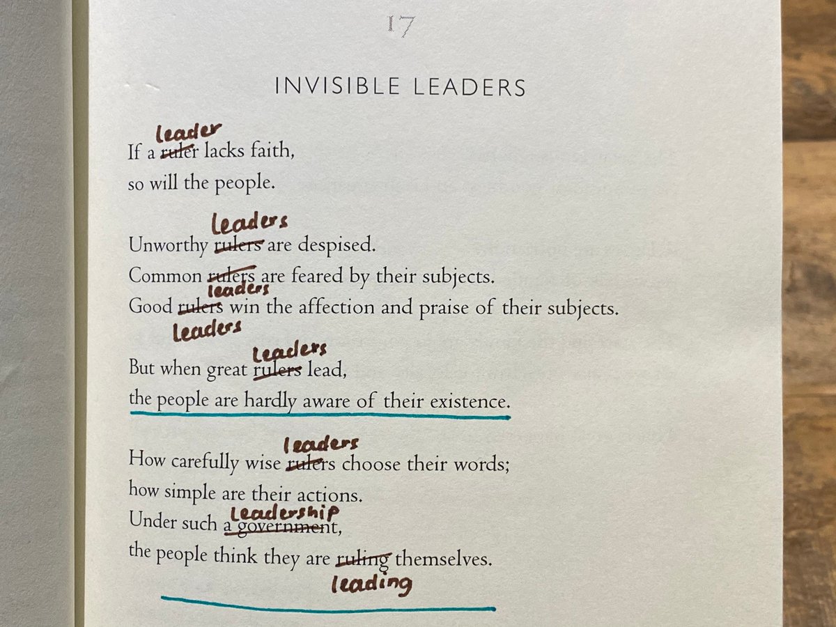 7/Wise leaders are invisible to the eye but make a profound impact