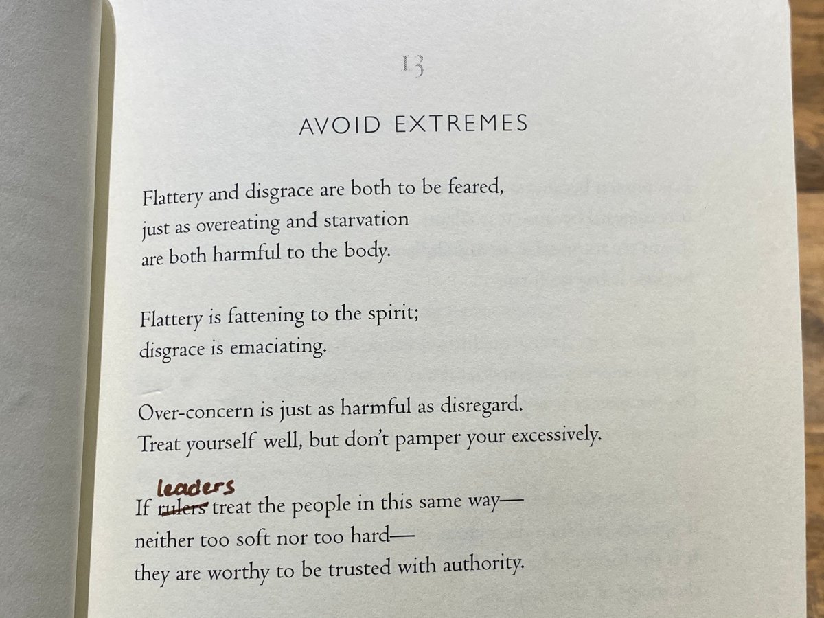 6/Wise leaders operate somewhere between extremes and seldom at the extremes