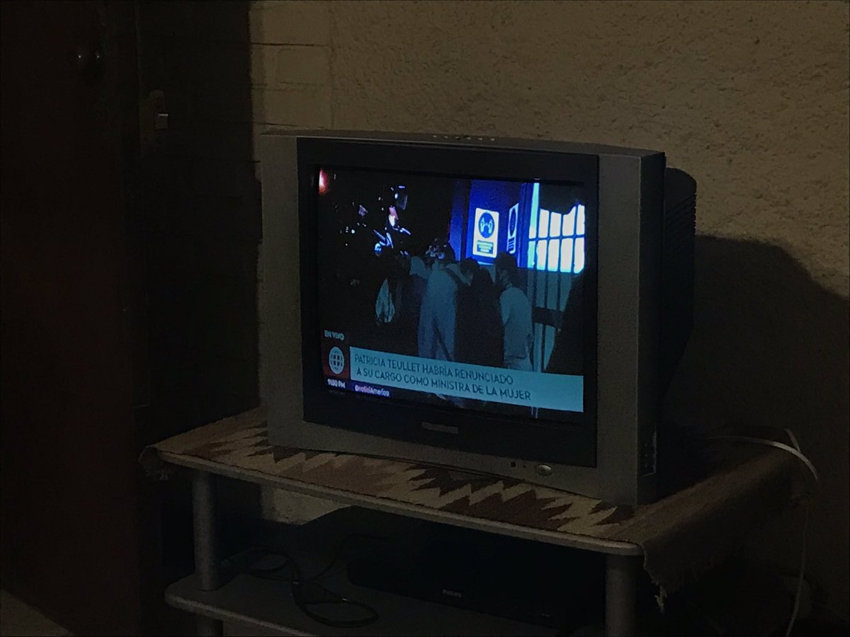 some minutes ago, the women’s minister, Patricia Treulelet quit her charge