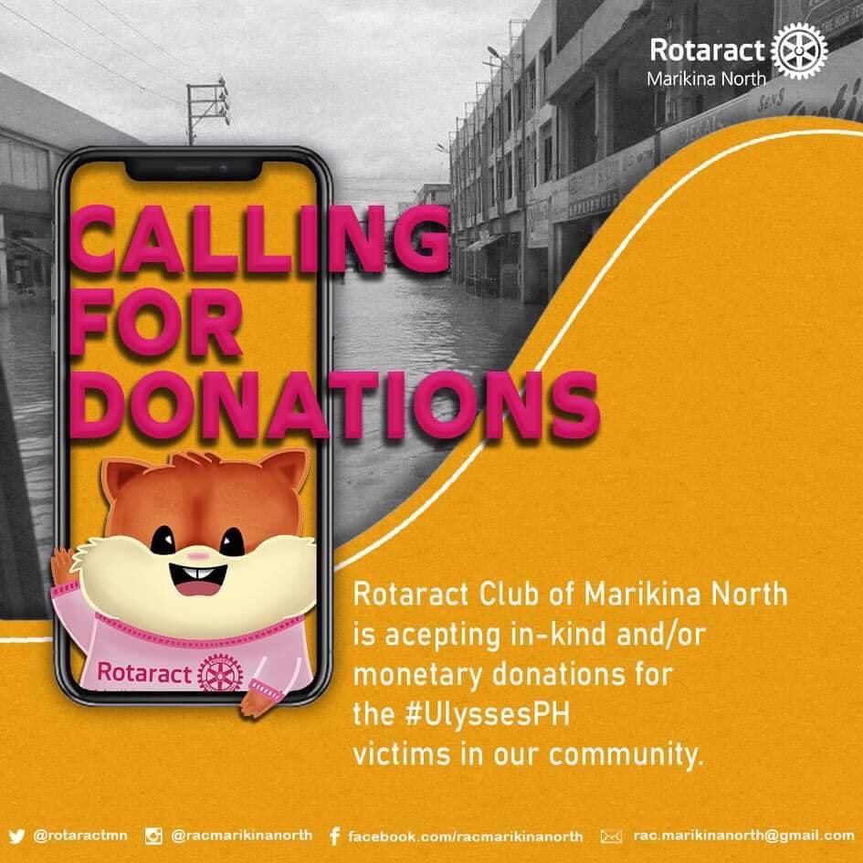 RotaractMN's tweet photo. How can we be with our kababayan at this time of crisis? #UlyssesPH #RescuePH

We are accepting in-kind donations for Tuguegarao City until Wednesday, November 19, 2020, so we can wash the clothes and ship the donations by Friday, November 21, 2020. https://t.co/p1EZrzdQ6h
