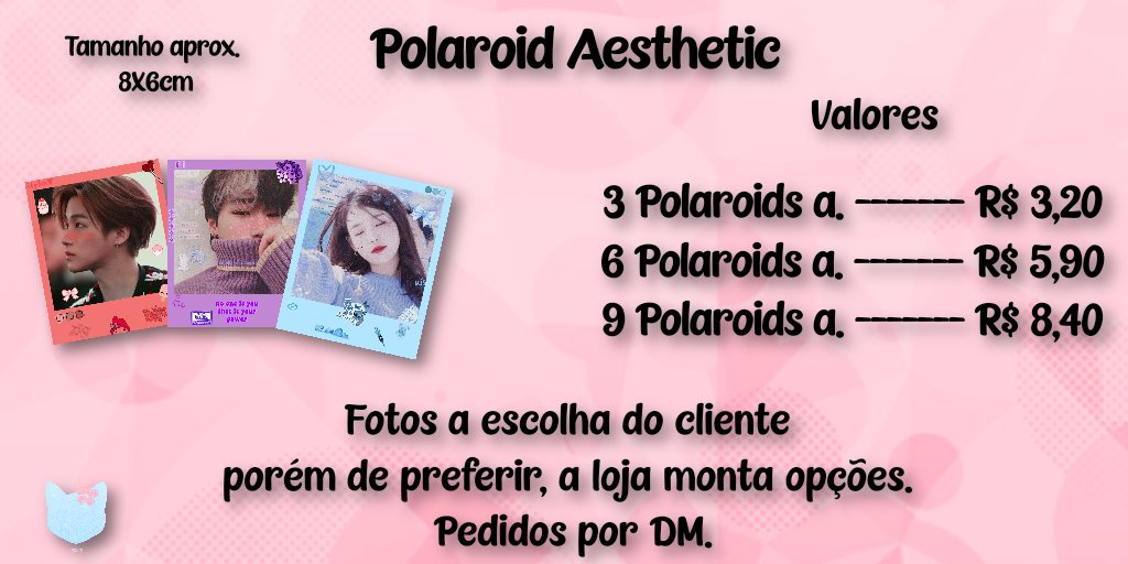 SakuraStore_'s tweet image. • POLAROIDS AESTHETIC