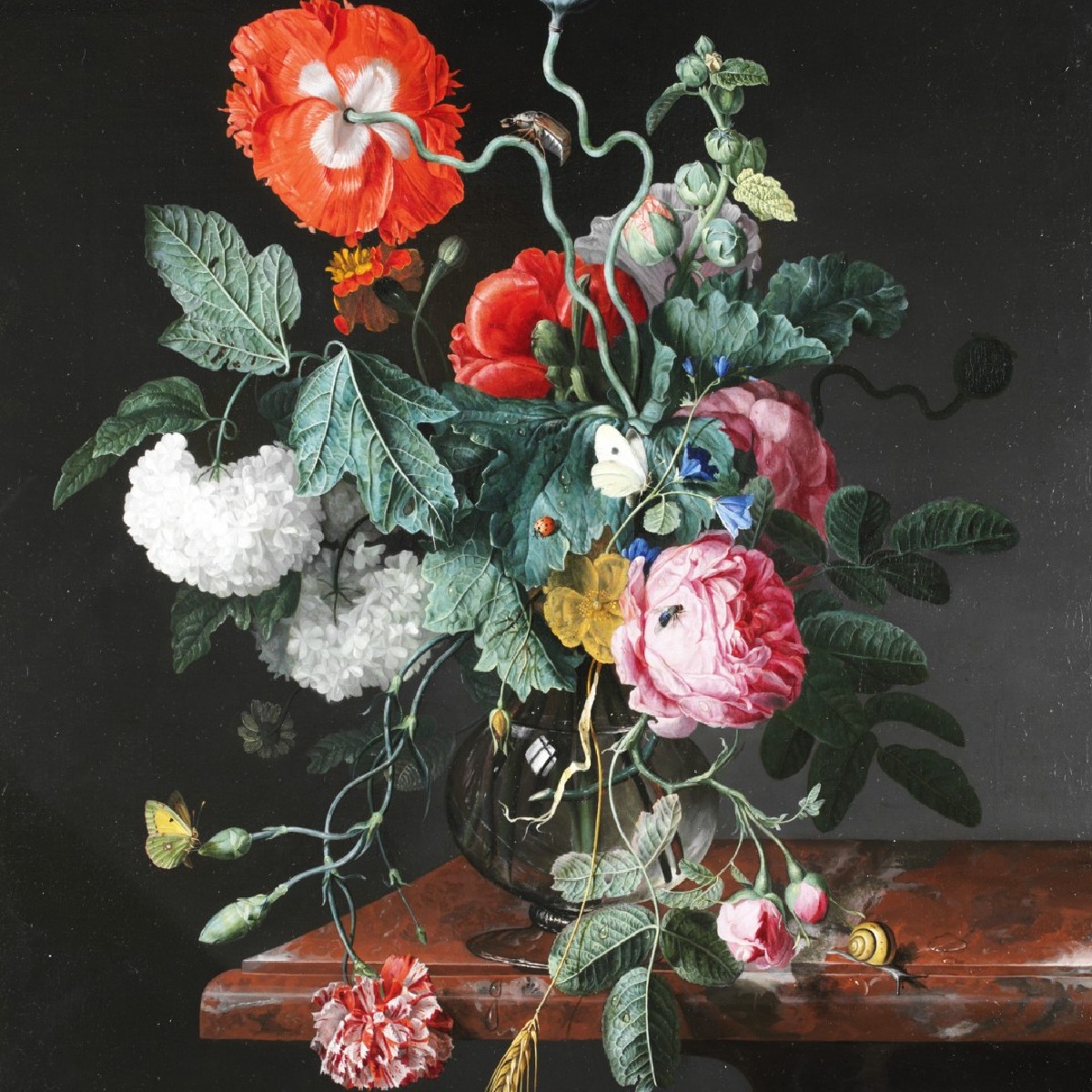 V&A on Twitter "💮🥀 'Flowers in a Glass Vase' (1667) is the earliestknown signed work by the