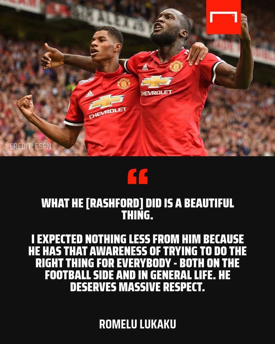 Goal On Twitter Romelu Lukaku Marcus Rashford
