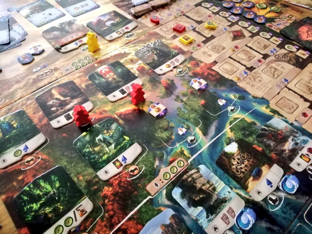 LuisFleyPDJ's tweet photo. La cuarta partida a #LostRuinsOfArnak del finde, ésta de buena mañana. Es estupendo el juego, qué buena sorpresa. https://t.co/3jWmfNX6fS