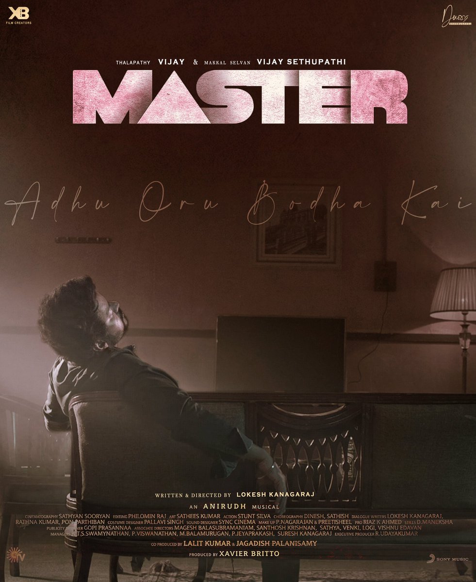 Duraimu78710416's tweet photo. THALAPATHY💥Adhu Ørù Bødhã Kåi💝 #master #jd Fanmade Poster Design 🙏
@Dir_Lokesh @anirudhofficial @iam_arjundas @imKBRshanthnu @Gourayy @actorramya  @XBFilmCreators @SunMusic @SunTV @actorvijay   @VijayFansTrends @VijaySethuOffl @SSMusicTweet #MasterTeaser #MasterTeaserFromNov14 https://t.co/fGwukwSvTM