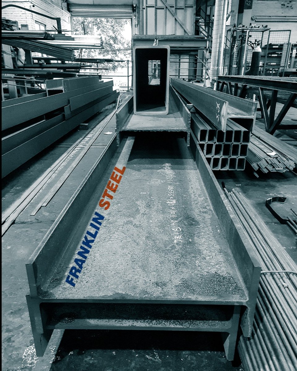 Big beams, big box. 

533 x 210 x 101kg Universal beams
400 x 200 x 16mm Rectangular hollow section 

#steel #metal #beams #building #construction #builder #welding #fabrication #weld #northeast #dumfries #boxsection