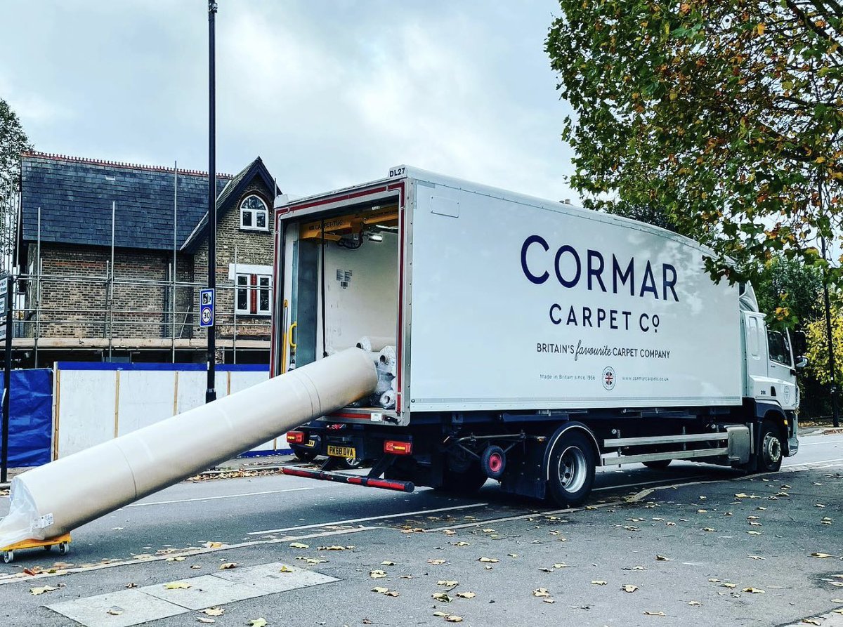 Happy Friday All! 
Delivery of Inglewood Saxony 🚚 🍂 
<a href="/CormarCarpets/">Cormar Carpets</a>