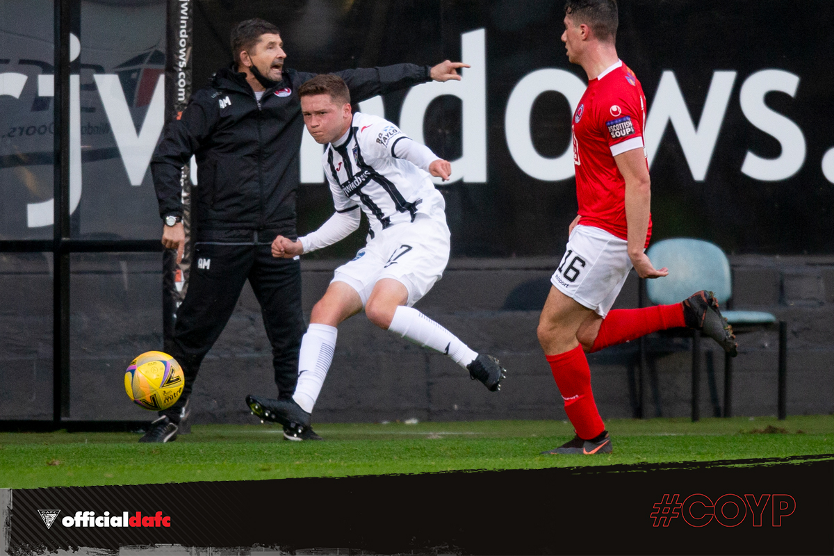 officialdafc's tweet photo. 📸 Well done @matty_bowman2 on making his senior debut for the club 🏁 https://t.co/mu7A413CMd