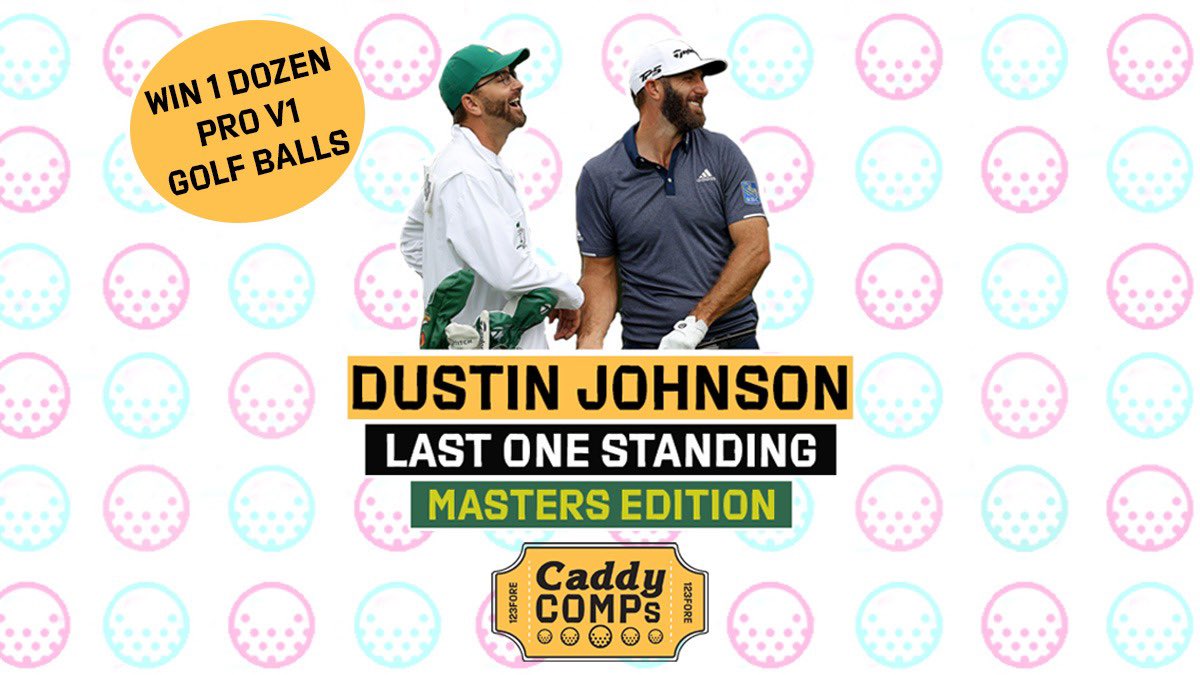⛳️ Last One Standing ⛳️ Predict Dustin Johnson’s scores on his final round at #themasters Guess his correct score on 1st hole you move on to the second hole & so on. 🥇Whoever is last one standing wins a dozen Pro V1 golf balls. See thread below: T&Cs apply | Uk Only.