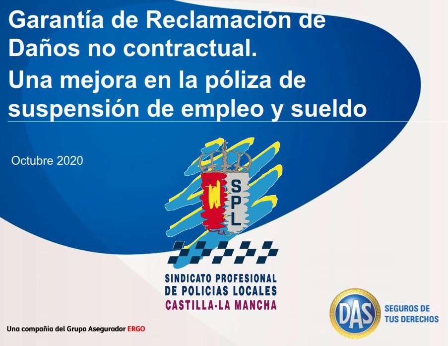 splclmab's tweet photo. ‼️SPL CLM ⏩ AMPLÍA sus coberturas profesionales con una 📝 PÓLIZA d RECLAMACIÓN d DAÑOS para AFILIAD@S 👮‍♀️👮‍♂️en casos d ⚠️ agresiones y otros... 
⏩ desde el 01 de Octubre de 2️⃣0️⃣2️⃣0️⃣
✅ INCLUIDO en la CUOTA SINDICAL https://t.co/Hb09dVEfue https://t.co/cbvu10mnLL