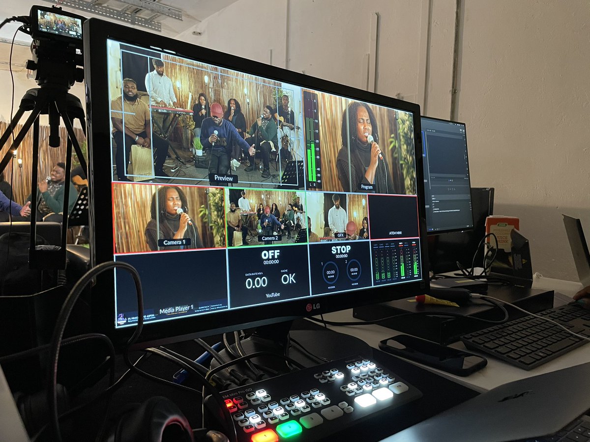 NewRiversMusic's tweet photo. Worship Camp Live Production over zoom.
Thank you @slw_423
We have been busy!
This team was Epic. Judah.amp @nick_kofi @NewRiversMusic
#LiveEventFilming #NewRiversTV #LiveProduction #VideoProduction #Livestreaming #NewRivers #NewRiversProduction https://t.co/js78tV8ayQ