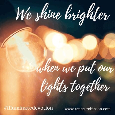 We shine brighter when we put our lights together. #JoyTrain #Joy #Kindness RT @roamingpiscean