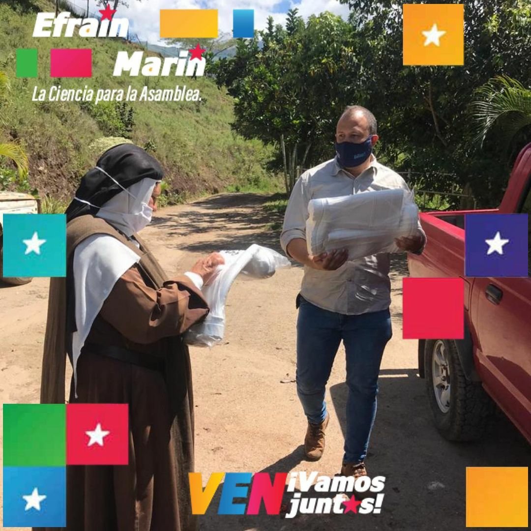 comandocyt's tweet photo. Hoy sábado el candidato Efrain Marin por el sector ciencia y Tecnología visitó el monasterio María Reina de los Ángeles mejor conocido como las carmelitas descalzas para hacer entrega de bio insumos y colaborar con la actividad agronómica que se lleva acabo en esta localidad. https://t.co/yxKlRz3gNe