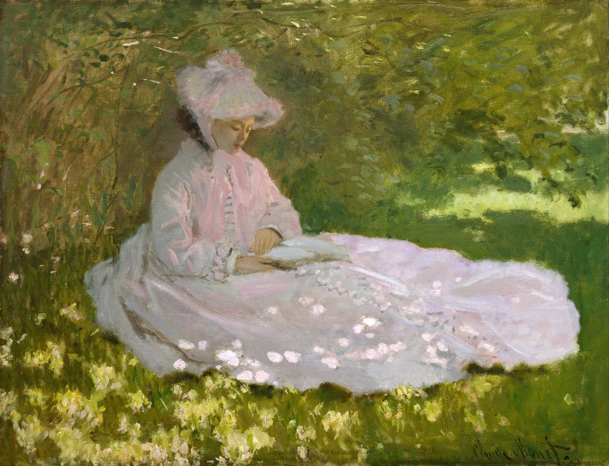 𝗢𝗛𝗔𝗘𝗪 as Springtime by Claude Monet, 1872.