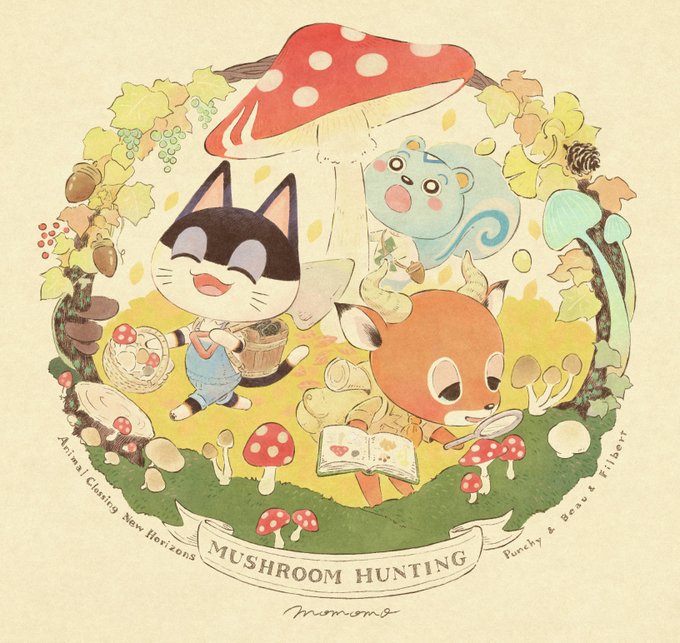 あつ森のtwitterイラスト作品