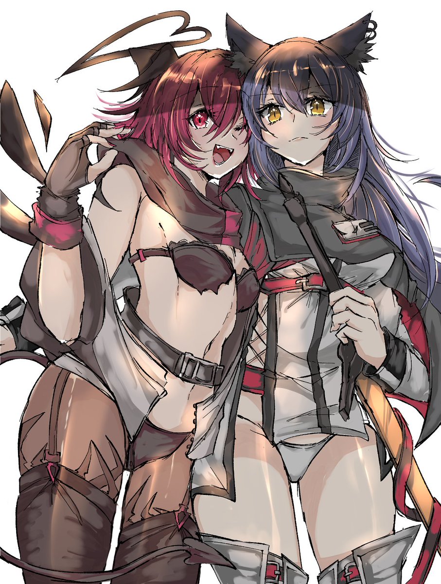 露出度がやたらと高いうちのテキサスさん #アークナイツ 
