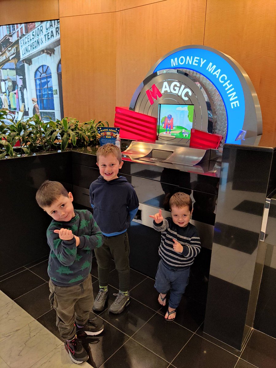 BandWAccounting's tweet image. A #bank like no other... @Metro_Bank #Guildford. The boys always love using the #MagicMoneyMachine to count their pennies and #save, save, save... #familyfun
