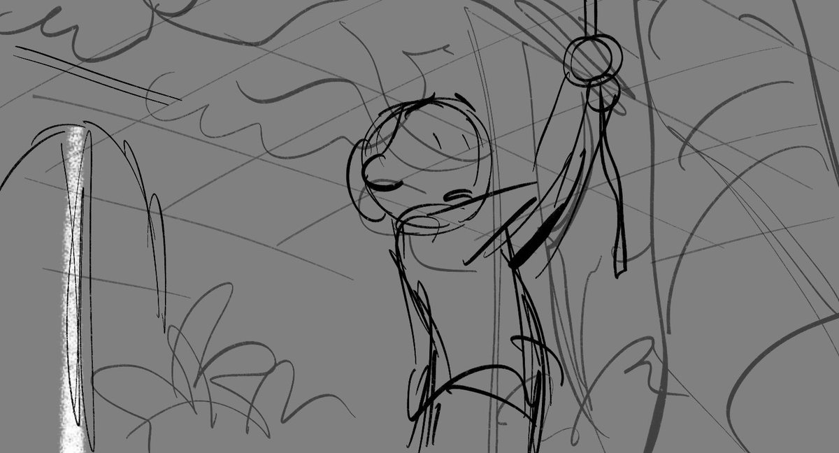 Some out-of-context thumbnails from a scene I'm boarding for @storyduke's "SToryboard 2" class at Brainstorm! ? This class is so good and super challenging.