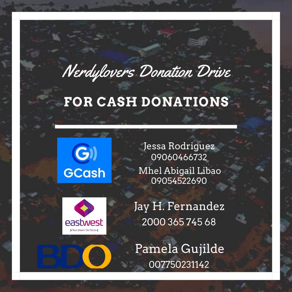 nerdyirel's tweet photo. ❗️ CALL FOR DONATION ❗️

Hello! We're raising funds for the victims of Typhoon Ulysses in Cagayan &amp; Isabela. We humbly ask for your kind support to join our donation drive.

Any amount from your heart will do, kahit piso po yan malaking tulong na.

Help us spread this! RT &amp; RQ! https://t.co/PKp28XUAu7