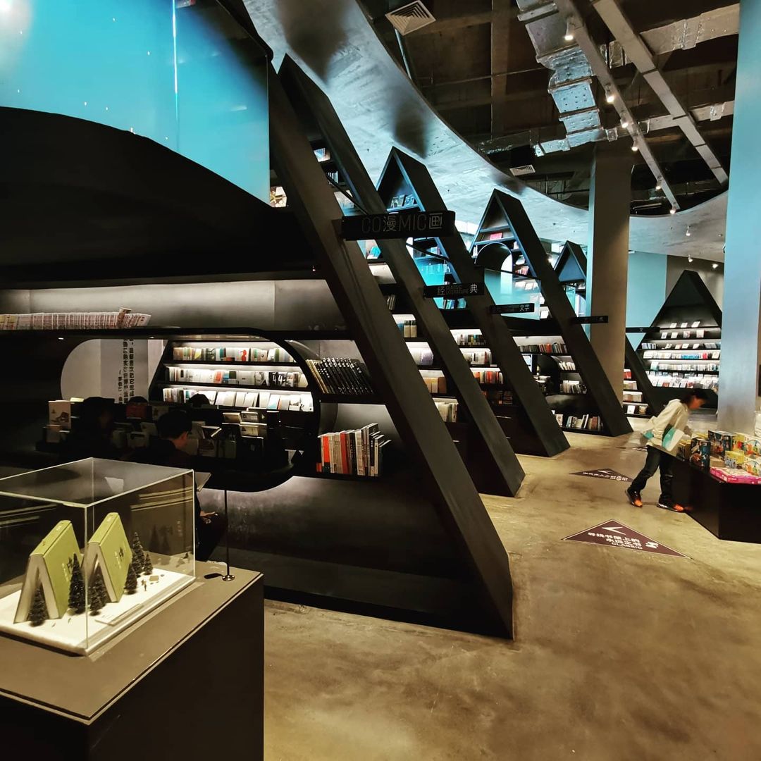 53 — Lots of stores are designed to be photographed/selfied, e.g. a bookstore with beautiful (but not so functional) shelves. Not even half the people actually come to buy books.