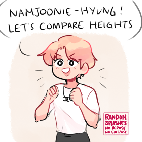 when jimin dreams of being tall like joonie...

#BTS #JIMIN #RM @BTS_twt 