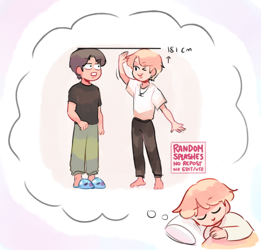 when jimin dreams of being tall like joonie...

#BTS #JIMIN #RM @BTS_twt 