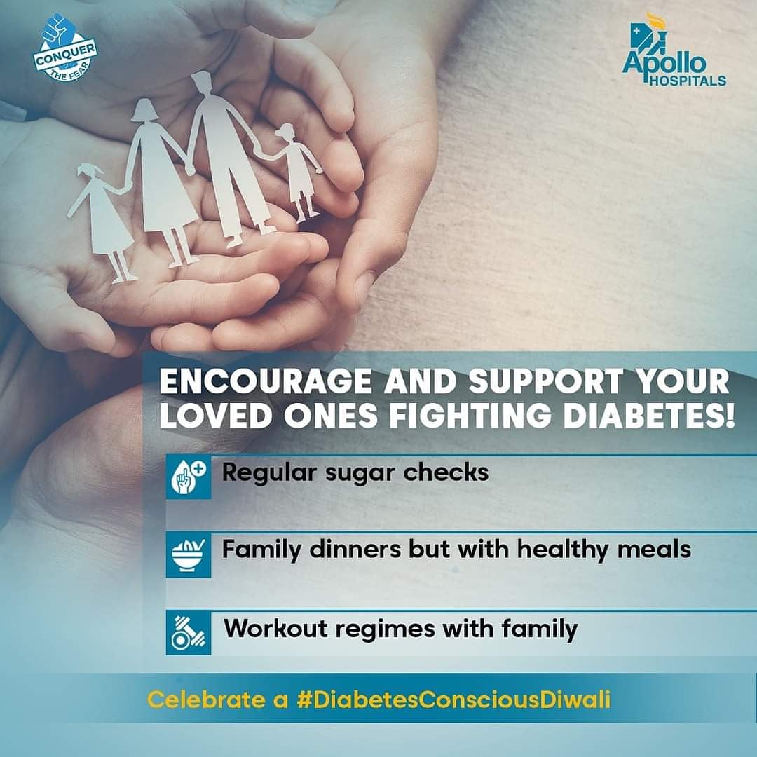 ApolloHosMumbai's tweet photo. #ConquerTheFear
Let's celebrate a #DiabetesConsciousDiwali by encouraging and supporting your loves ones fighting diabetes
Let's have a #DiabetesConsciousDiwali by understanding the risk of diabetes.
To know more call: 02233503350/ 62806280
#ApolloNeverSleeps #ApolloHospitals https://t.co/12QG8wHX6d