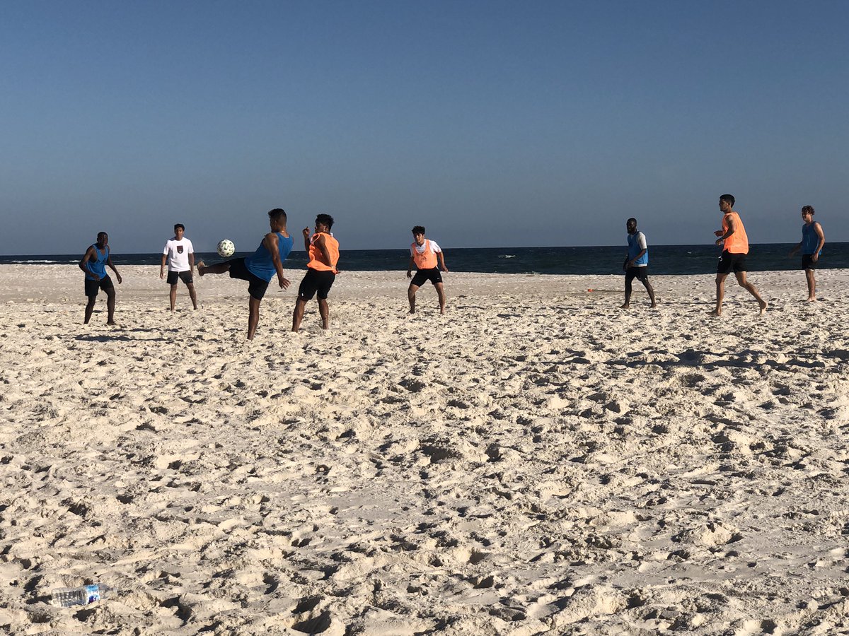 Great Day today ! “ Mixed it up “a bit with some Beach training in prep for <a href="/TheNCCAA/">NCCAA</a> <a href="/NCCAAChamps/">NCCAA Championships</a>