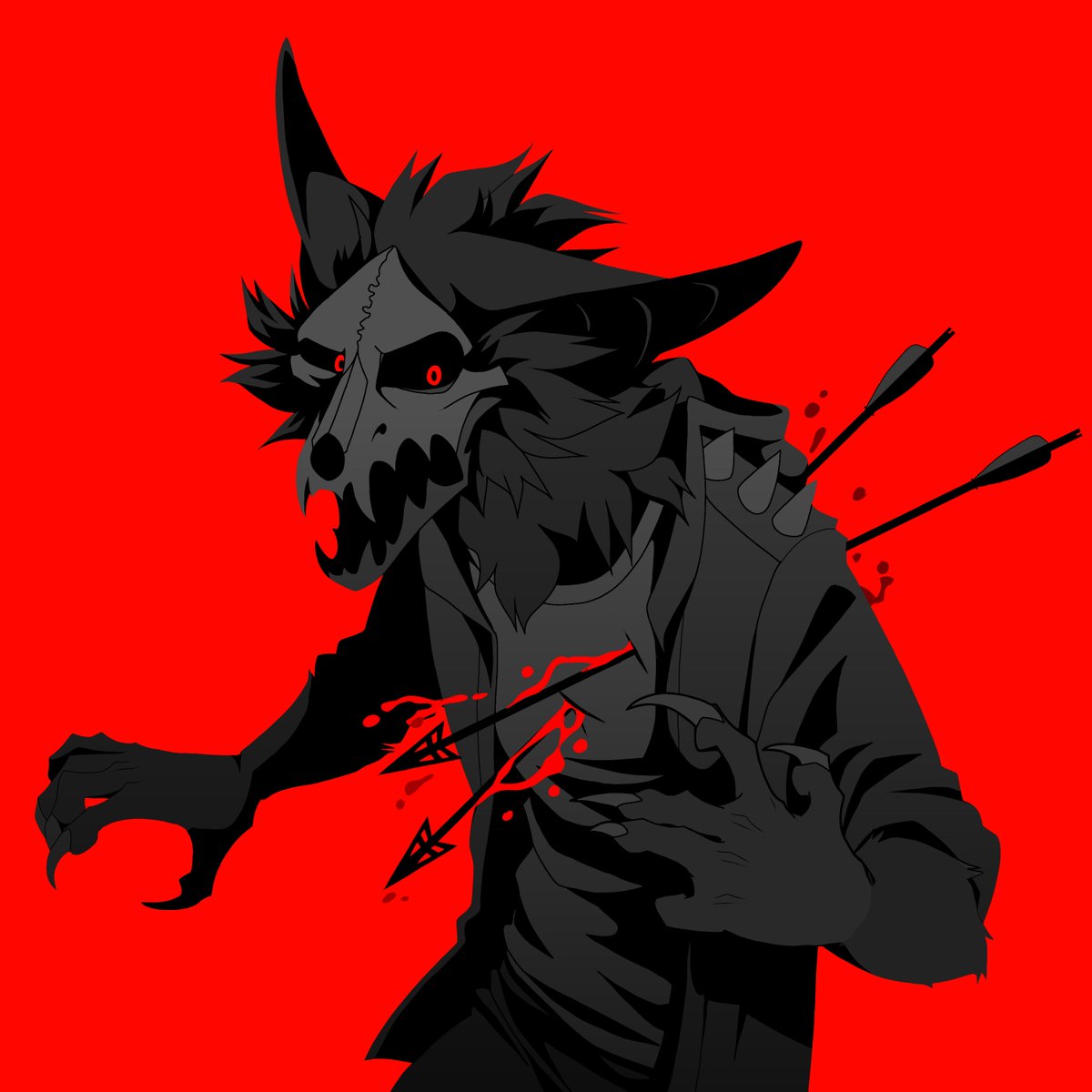 FayeFlix's tweet photo. wish I could say this is a vent thing 
 but nah sometimes you just gotta torture your OCs🤷
#furry #furryart cw: gore blood https://t.co/duiCQ4S4DQ