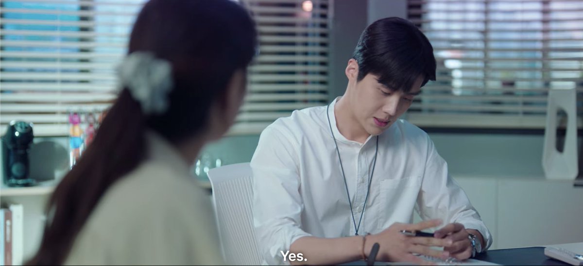 Although he has feelings for her, he wasn't preoccupied with saying things to make her feel good. Instead he helped her understand where her priorities needed to be, so that she would know how to handle ALL future comments, not just this particular one.