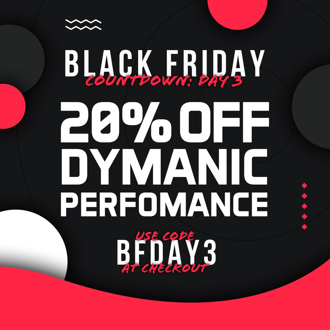 🌟 Black Friday Countdown Day 3 - 20% OFF Dynamic Performance USE CODE BFDAY3 🌟

Dynamic Performance SARMs are some of the most respected and highly dosed in the industry.

SHOP HERE 👇
buff.ly/3nmGPQ8

#gym #fit #fitfam #fitness #bodybuilding #nutrition #protein