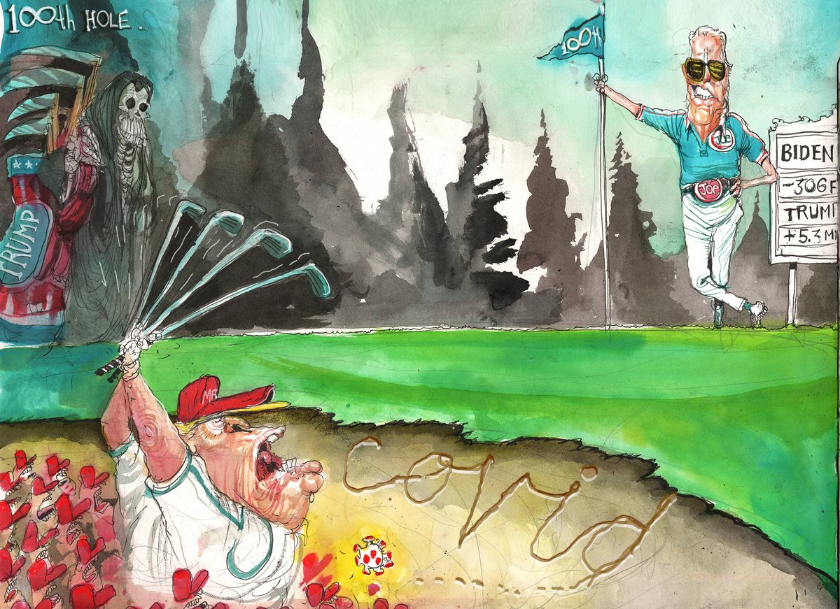 Don the Con digging himself into an even bigger hole on the golf course