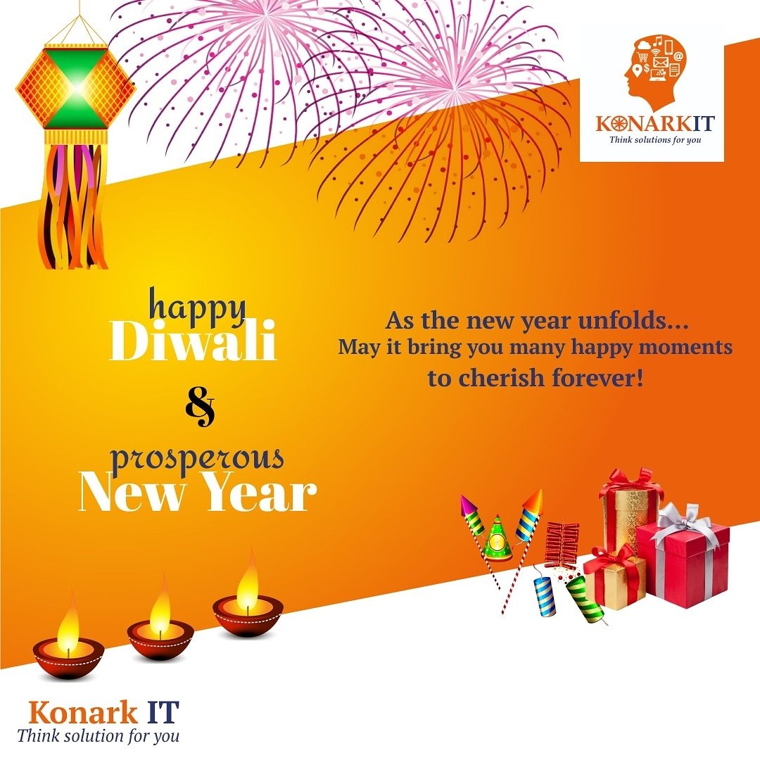 KonarkIt's tweet photo. May this Diwali and New Year open the doors of happiness, bliss and joy leading you to your highest goals.
Happy Diwali and a Prosperous New Year!

#Diwali #diwalicelebration  #festivaloflights #phataka #fun #gifts  #prosperity #happiness #konarkit #ERP #analytics #solutions https://t.co/XU0zoBcy1W