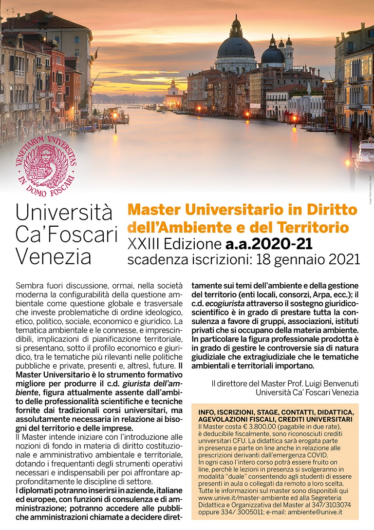 MasterAmbiente's tweet image. #IoSonoResponsabile