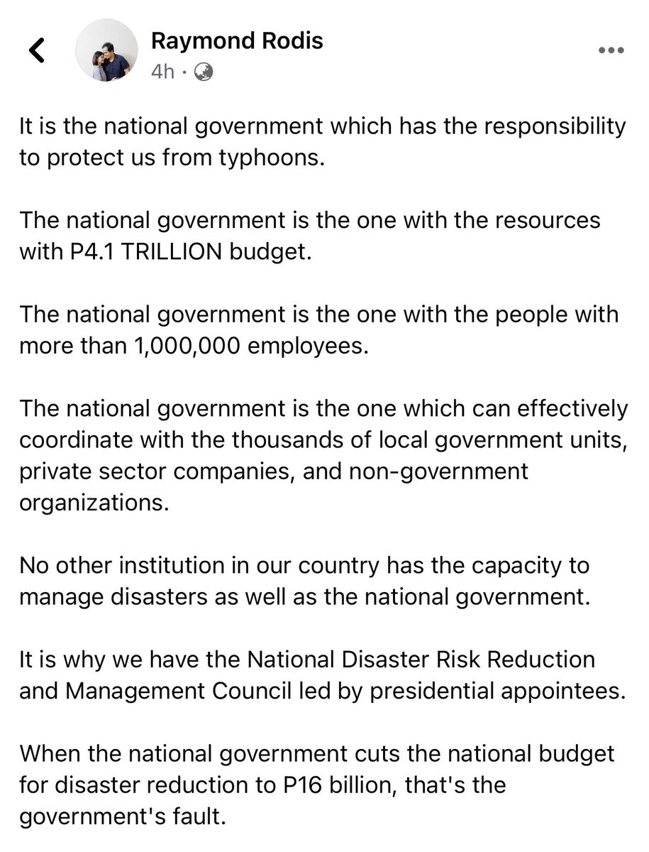 rryyyaaaannnn's tweet photo. Sharing this facebook post of a friend and former workmate in Congress- Atty. Raymond.
Read, UNDERSTAND and RT. https://t.co/QPScIpiX2w