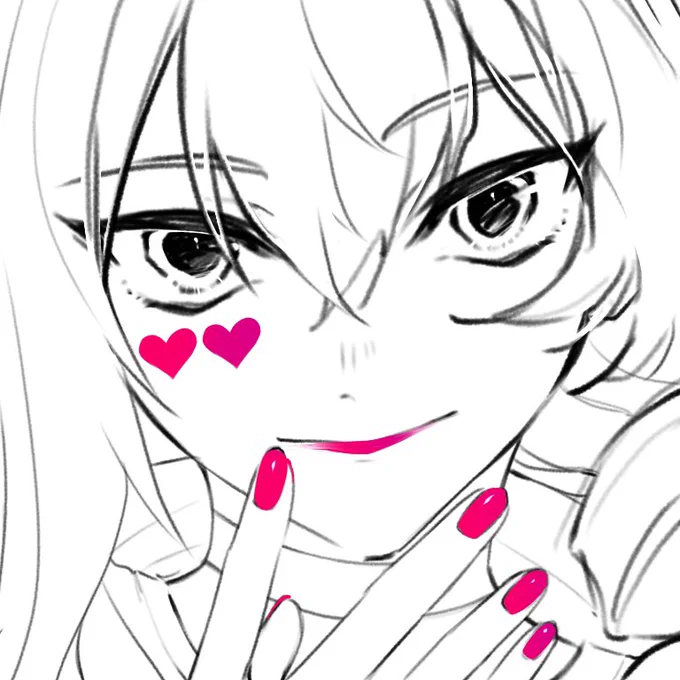 ❤️?
後で色塗る 