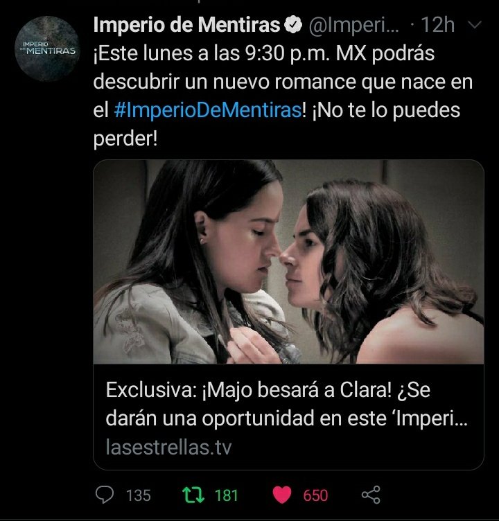 Claralvarezfans's tweet photo. #ClaraJo

Triunfando como siempre👭 https://t.co/EKbr67Irui