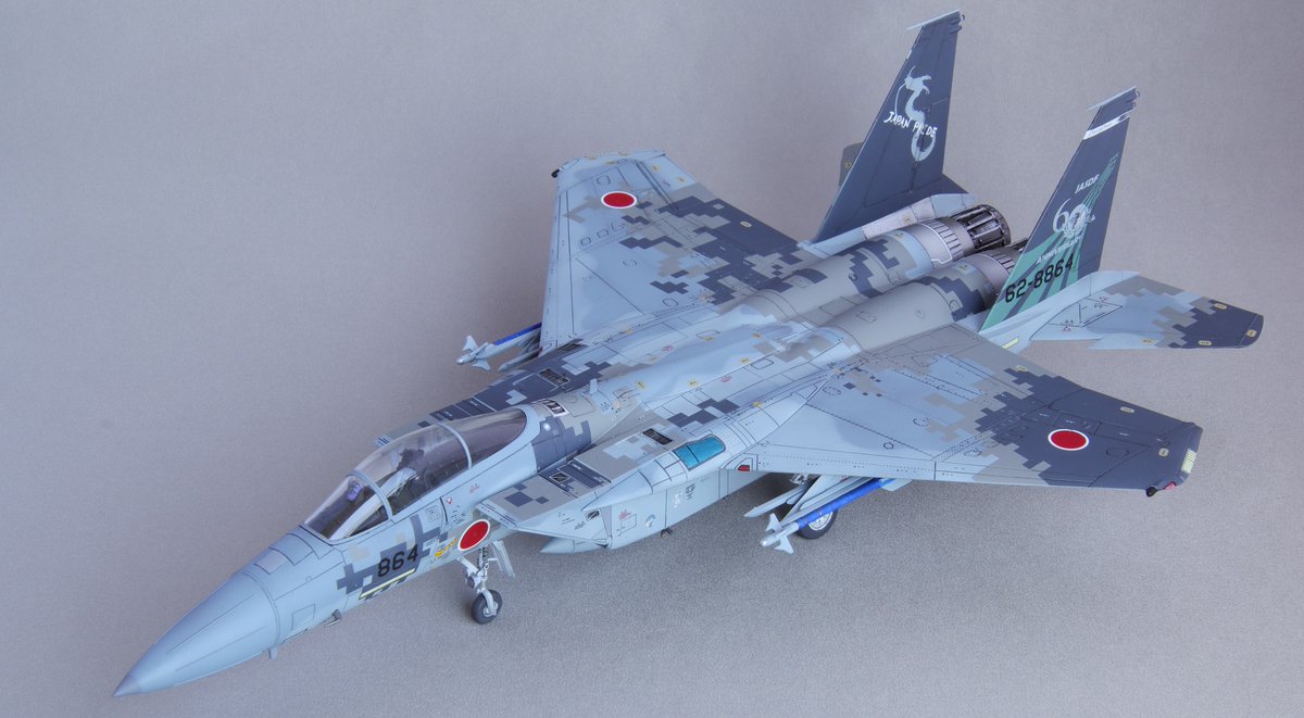 プラッツ 1/72 F-15J イーグル 完成しました！ 303SQの空自60周年記念