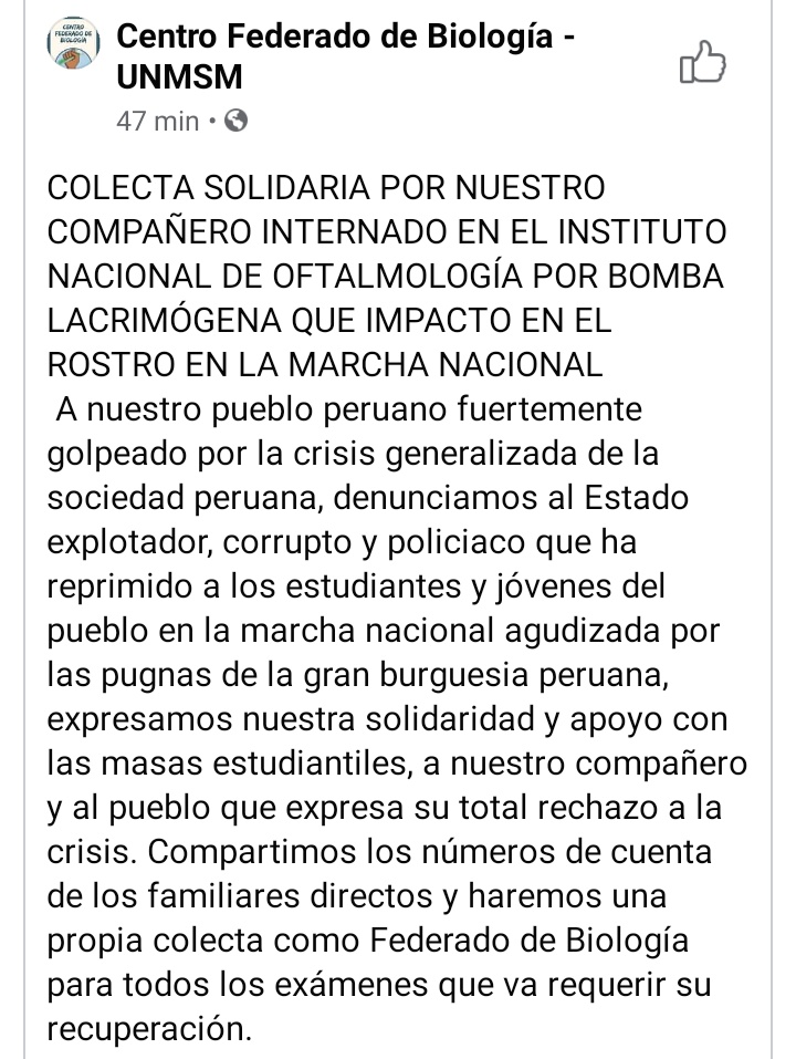 musadorada's tweet photo. TOCARON A UNO DE LOS MIOS. POR FAVOR, TODO APOYO SIRVE!!.
ESTE JOVEN TIENE QUE VOLVER A LA FACULTAD!!! https://t.co/C4xc9ehYqI
