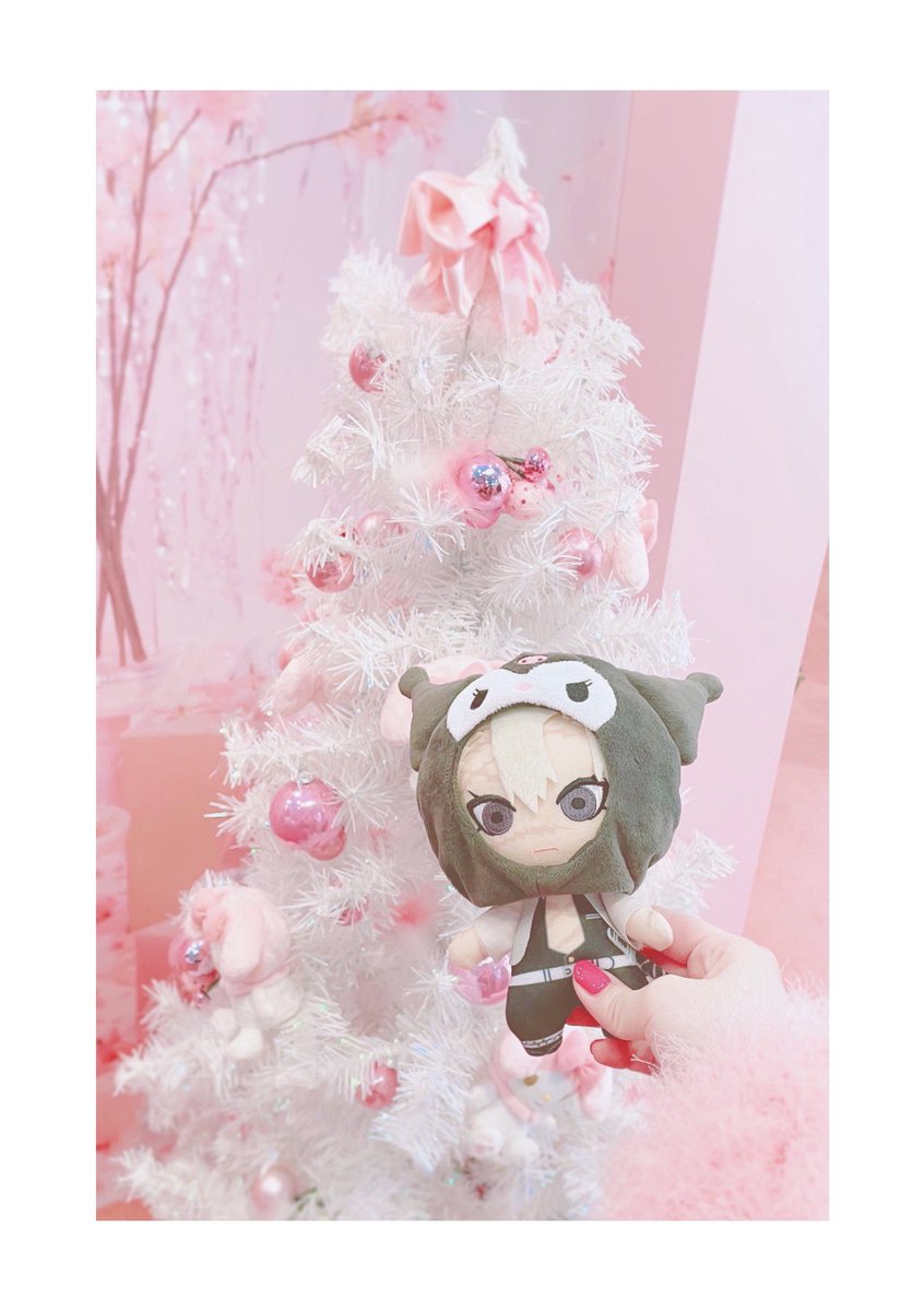 ピューロのマイメロちゃんのツリーが可愛かったから皆で見る Cheriのイラスト